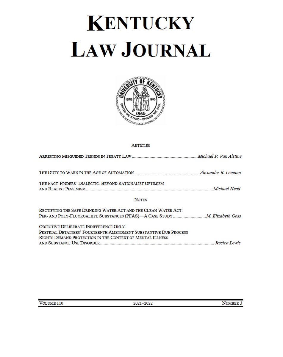 Kentucky Law Journal | Vol. 111 tweet media