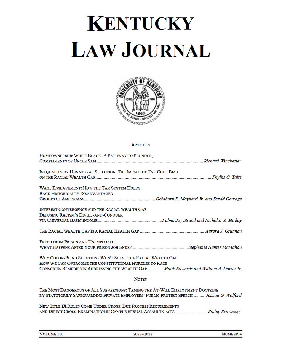 Books one through four of Vol. 110 have been published and are available online. Many thanks to all our contributors and editors for an incredible year!