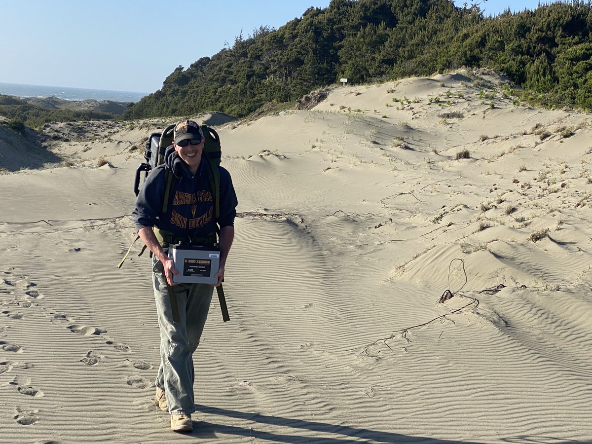 Hearty congrats to newly minted, always smiling, Dr. Zach Hilgendorf @GeoHilgy for a successful PhD defense today! "Landscape Evolution In Response to Dynamic Coastal Dune Restoration: Case Studies from the California Coast". 2/3 papers published. Let the collaborations continue!