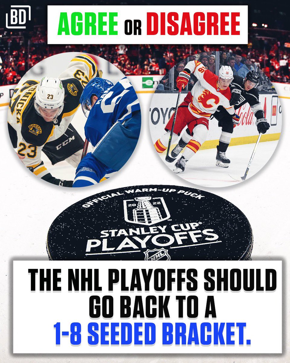 Should the NHL revert back to the 1-8 seed format? 🤔