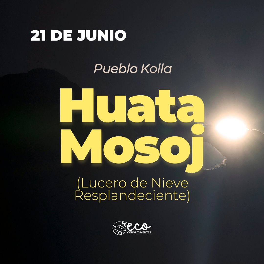 Por ej., los atacameños reconocen que no solo es la noche mas larga, sino que también cambia la patta-hoiri (madre tierra). Finaliza la cosecha, los animales renuevan su pelaje y se empiezan a preparar las semillas. "Es una época de purificación y renovación", <a href="/LickanantayC/">Constituyente.Lickanantay</a>