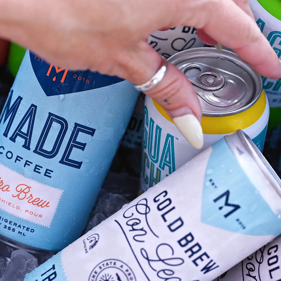 Summertime in Florida is having @madecoffee in one hand and @aguabucha in the other. 
.
Joining our wilderness wander this Friday? Early birds get treated to ice cold bevvies from these beverage besties. Only a few tickets left!
.
Photo by <a href="/iamracheljolley/">Rachel Jolley</a>