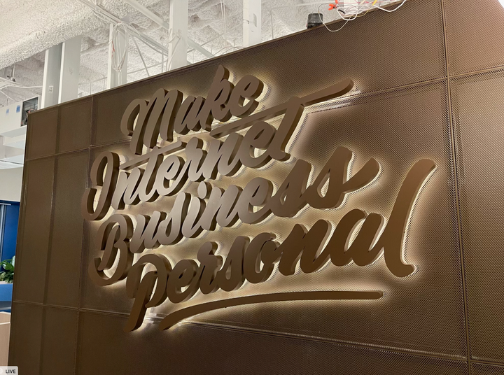 martinsign's tweet photo. Backlit dimensional letters 💡 This is a popular request for offices! Call or email us to get started on an estimate. https://t.co/l2vjdMU5U6