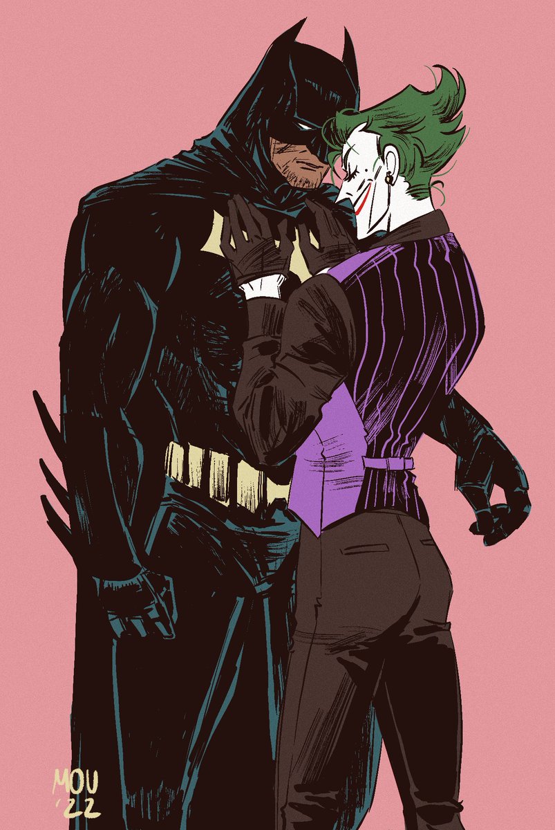 mougalf's tweet image. this sketch didn't rlly turn out how I wanted lol but here it is #batjokes