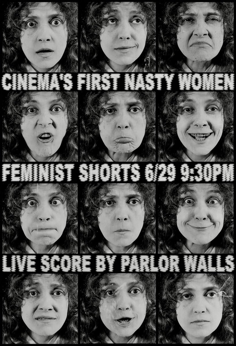 Excited to announce we’re performing a live score to a series of feminist silent film shorts <a href="/nitehawkcinema/">Nitehawk Cinema</a> 6/29♥️  Rare buddies never seen before on screen thanks to <a href="/KinoLorber/">Kino Lorber</a> .  Grab tix here: nitehawkcinema.com/williamsburg/p…