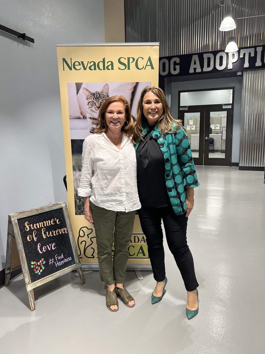VictoriaDseaman's tweet photo. I toured the @NevadaSPCA with Exec. Director Lori Heeren. I want to thank this wonderful organization for the work they do protecting our animals. 

The kitten featured in the video is Lovat

If you are interested in adopting please visit https://t.co/3462GuDBfs.

@CityOfLasVegas https://t.co/KAMjR4DZ6Y