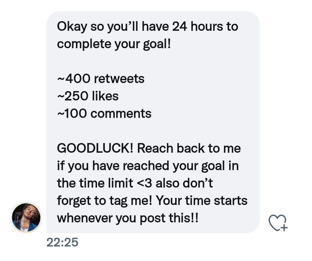 braveforIouis's tweet photo. OMG GUYSSSS
the one and only morgan gave me a chance to get the blue box set if i complete this in 24 hours. can you guys help me reach the goal please?? i'm so excited about it i've never done things like this before. AND SHOUT OUT TO MORGAN THANK YOU FOR THE CHANCE @1dtpwk_28 https://t.co/CyMuTfKp5a
