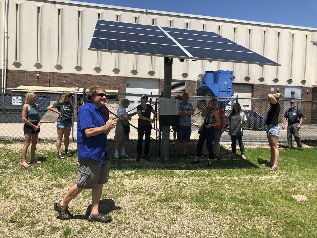 A_dot_Ben's tweet photo. Spent the solstice with a whole lot of solar! Thanks @KidWind_Project and @InvenergyLLC! https://t.co/hAFHN2Xe15