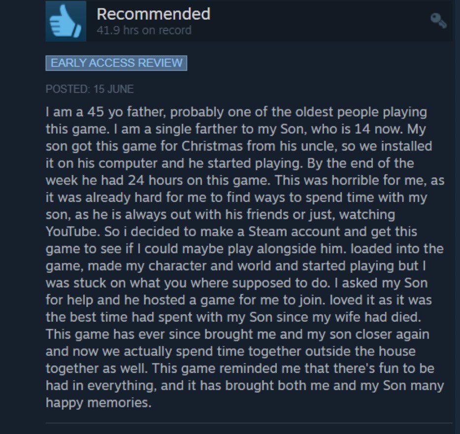 Yo hago videojuegos para leer cosas como esta: