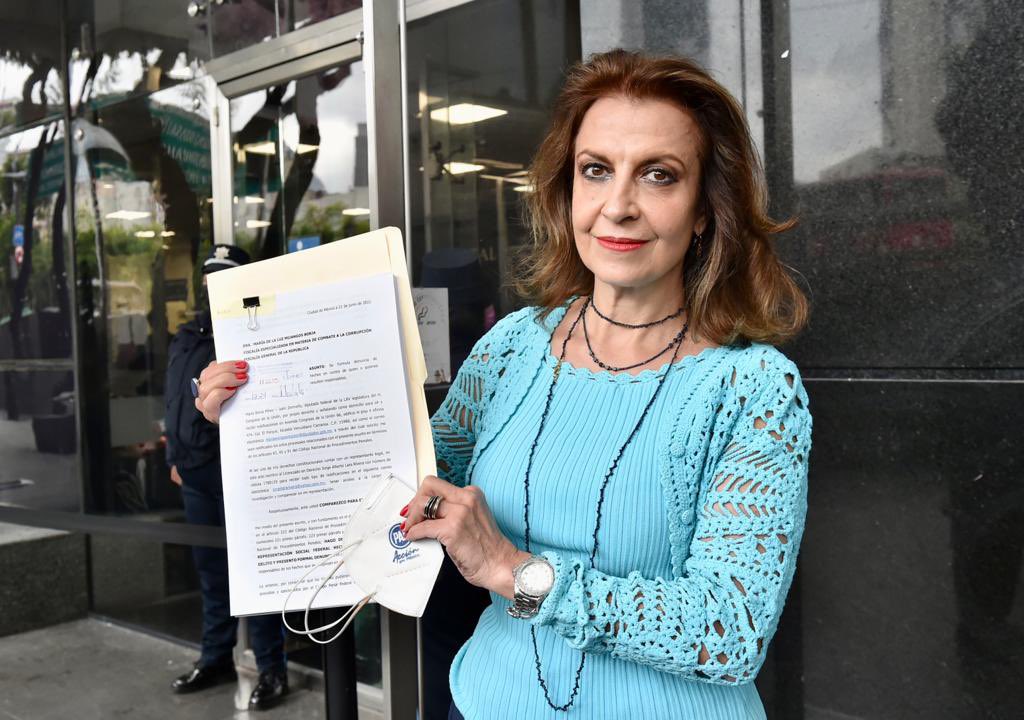 azucenau's tweet photo. La diputada panista María Elena Pérez-Jaén presentó ante la #FGR una denuncia por la desaparición de más de 4 mil medicamentos contra cáncer infantil por un monto de 6 millones 680 mil pesos en el Hospital Infantil de México “Federico Gómez”. https://t.co/3xvczkIcVP