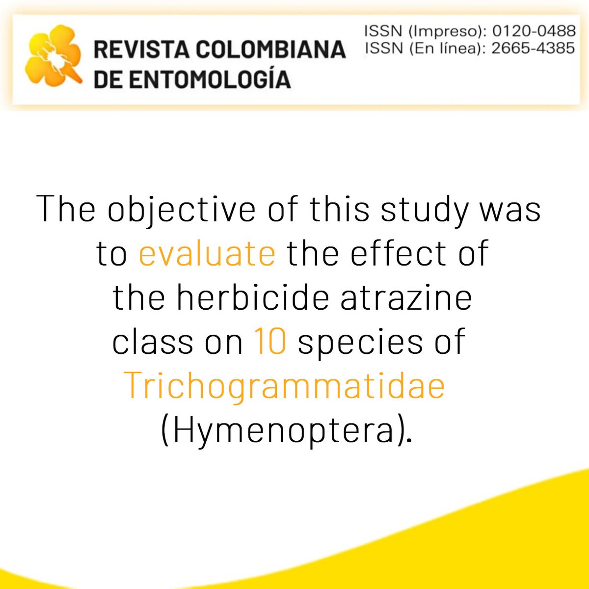 REntomologia's tweet photo. Toxicological and behavioral impacts of atrazine on Trichogrammatidae (Hymenoptera) in choice tests.
Article available at:
https://t.co/pdLsDMqVmC
#Trichogramma #biologicalcontrol #hormesis #zeamays #eggparasitoid #entomology #entomología #article #study https://t.co/ux8GR0npza