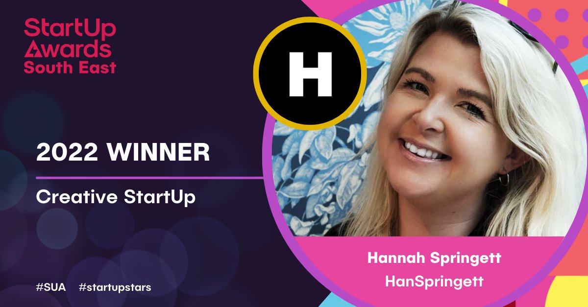 StartUpNational's tweet image. Our Creative Start-Up of the Year award goes to Hannah Springett, @HanSpringett  🎨