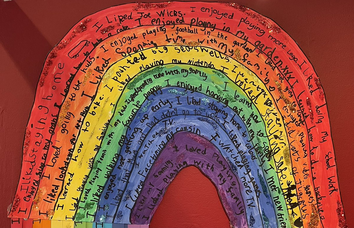 OurPandemicSAC's tweet photo. Zoom in to these photos to read all the positive aspects of lockdown that P4 @ForehillPrimary experienced during the Covid-19 pandemic
Amidst all the fear and confusion there was plenty to appreciate and enjoy ๐๐๐
#appreciation #PositiveVibes #rainbow #forehillprimary https://t.co/E9WCk35WLO