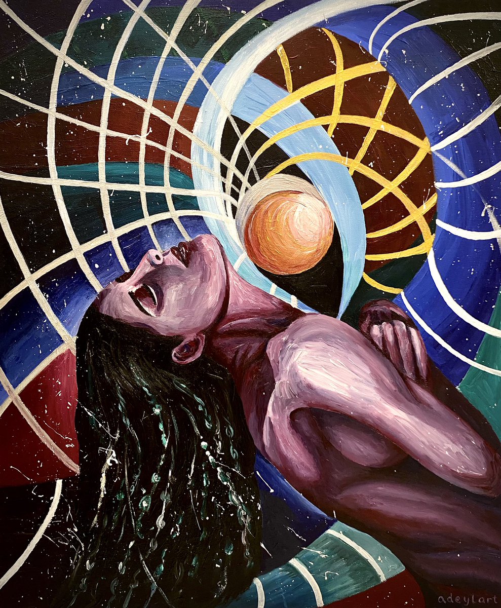 Fam, this is my first artwork on <a href="/foundation/">Foundation 🌐</a> 😻 
Collection “Journey through the strings of my soul” 
Part 1. Inception 
Traditional art, acrylic on canvas 🤍
#WARMprod #NFTCommunity #NFTCollection 
foundation.app/collection/str…