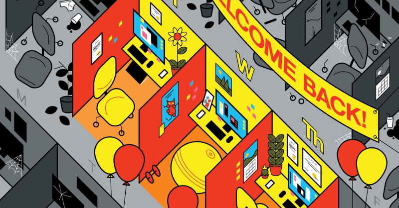 NYMag's tweet photo. Hybrid work is supposed to be the future of the office. Except a lot of people just don’t like it.