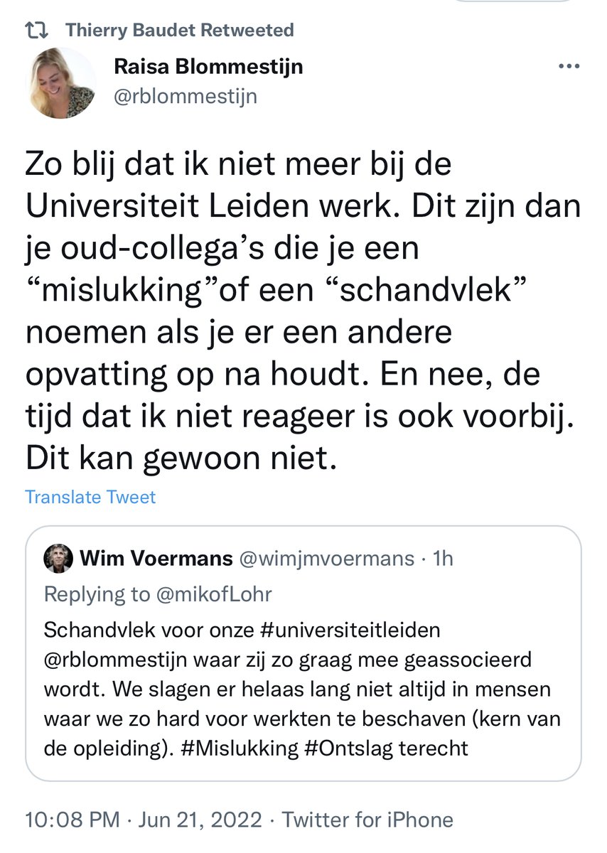 mmeeuw's tweet photo. Racisme is geen “andere opvatting” Raisa Blommestijn https://t.co/05XACvaqjD
