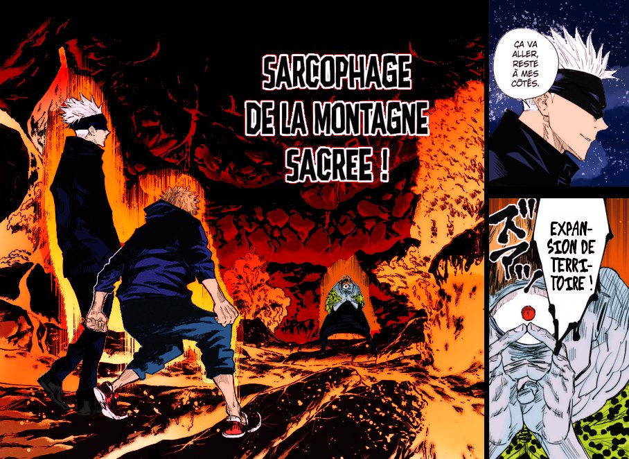 Prixi_colo's tweet photo. Colo d'une planche de Jujutsu Kaisen, Gojo vs Jogo

#Jujutsukaisen #jjk #Gojo https://t.co/SClJa9qj9F