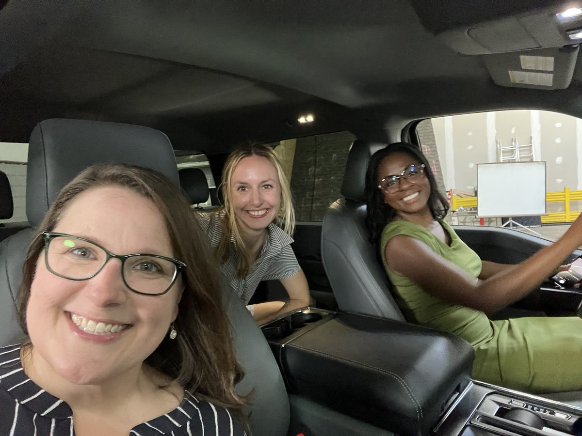 It’s a wrap for our <a href="/Chicago_MARC/">MARC Chicago 2022: Building the New Normal</a> <a href="/Sunrun/">Sunrun</a> tour, and we’re ready to hit the road! Sneaking a peek in the all-electric <a href="/Ford/">Ford Motor Company</a> Lightning ☀️❤️⚡️🔋🚙  

Bravo to the solar dream team @NakhiaCrossley <a href="/klshall/">Krysti Shallenberger</a>