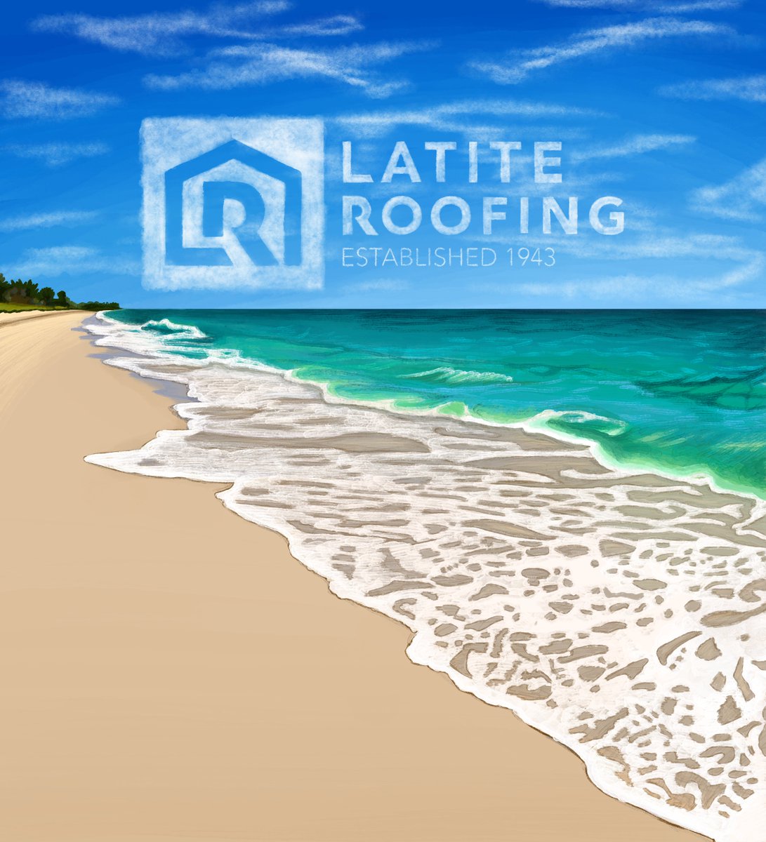 LatiteRoofing's tweet photo. Happy First Day of Summer from all of us at Latite Roofing! We're looking forward to many beautiful Florida beach days ahead! https://t.co/G1wJQagCyq