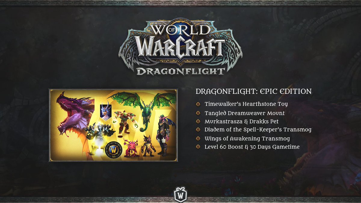 #Dragonflight Epic Edition 🐉🎁
Retweet to enter 🎉

Random pick tomorrow night ✌️🇪🇺 #Warcraft