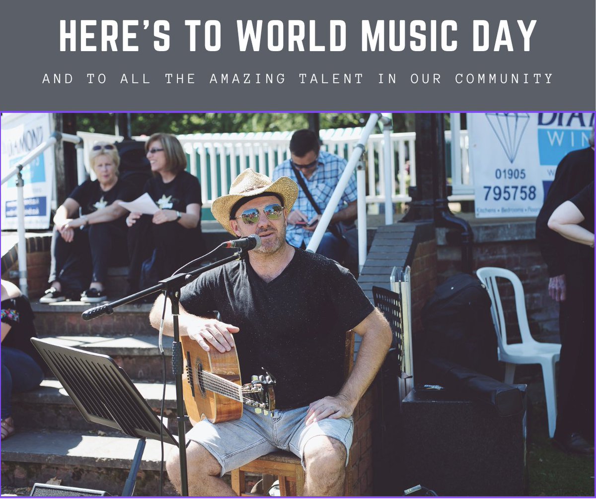 We're celebrating #WorldMusicDay by announcing our own stellar line up of local talent to perform on the bandstand this weekend. Follow us on Instagram @droitwichfoodfest for more info #spafoodfest #droitwich #worcestershire #supportlocalmusicians