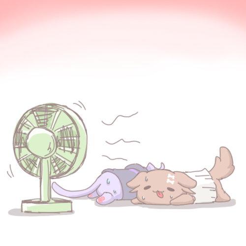 「猫 扇風機」のTwitter画像/イラスト(新着)