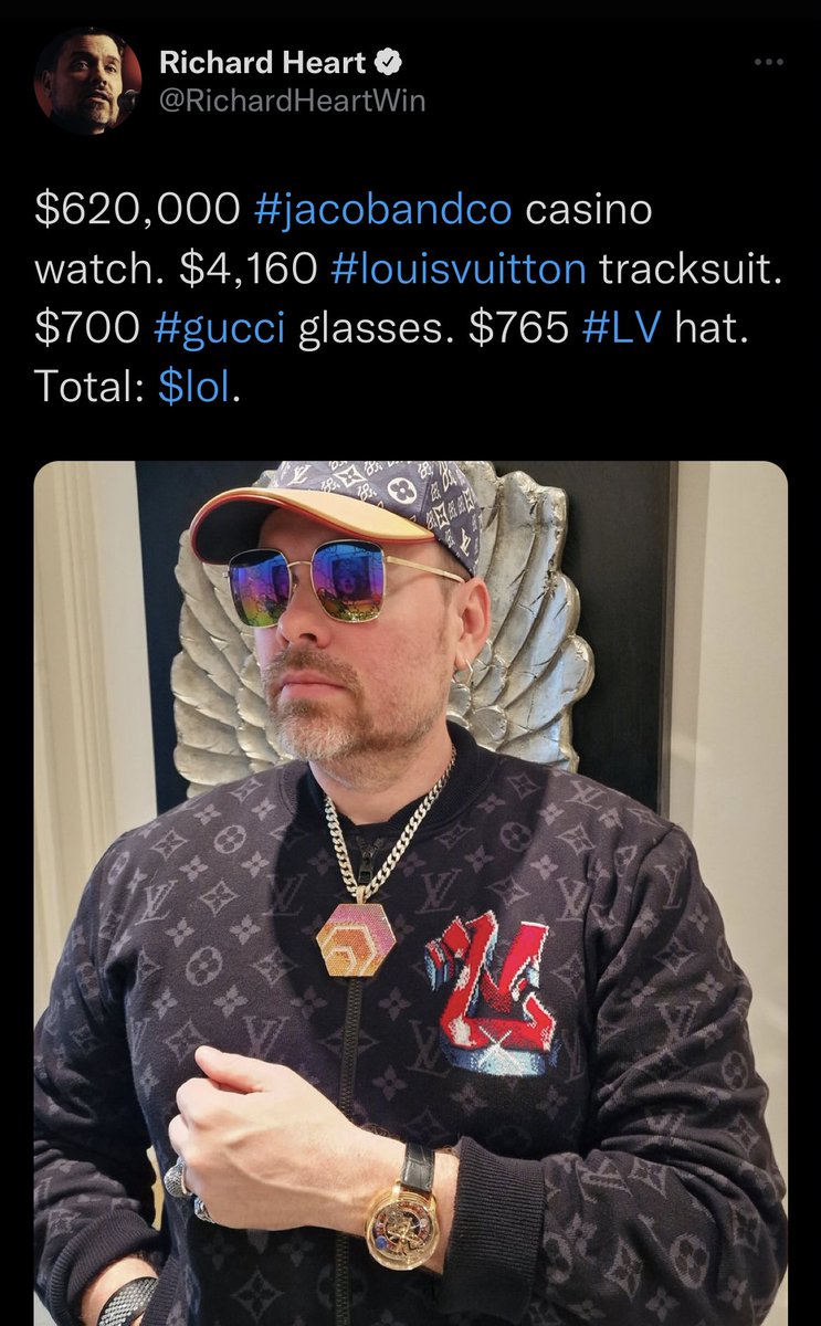 While HEXians lock up their shitcoin for years, Richard is busy spending all the Eth shitcoins he received from these morons via his de facto ICO 😂Kudos Richard Schueler, ur one of the greatest con’s and never made a secret really around it that HEX is a con to enrich urself 😂