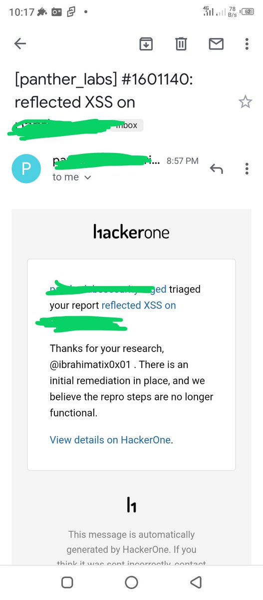 ibrahimatix0x01's tweet image. The worst way to remediate XSS is to rely on a WAF.
I managed to get a reflected XSS on a HackerOne public program after bypassing their Cloudflare WAF.
Payload: test&amp;lt;svg on onload=(alert)(document.domain)&amp;gt;
#bugbountytips
#bugbountywriteup 
#hackerone