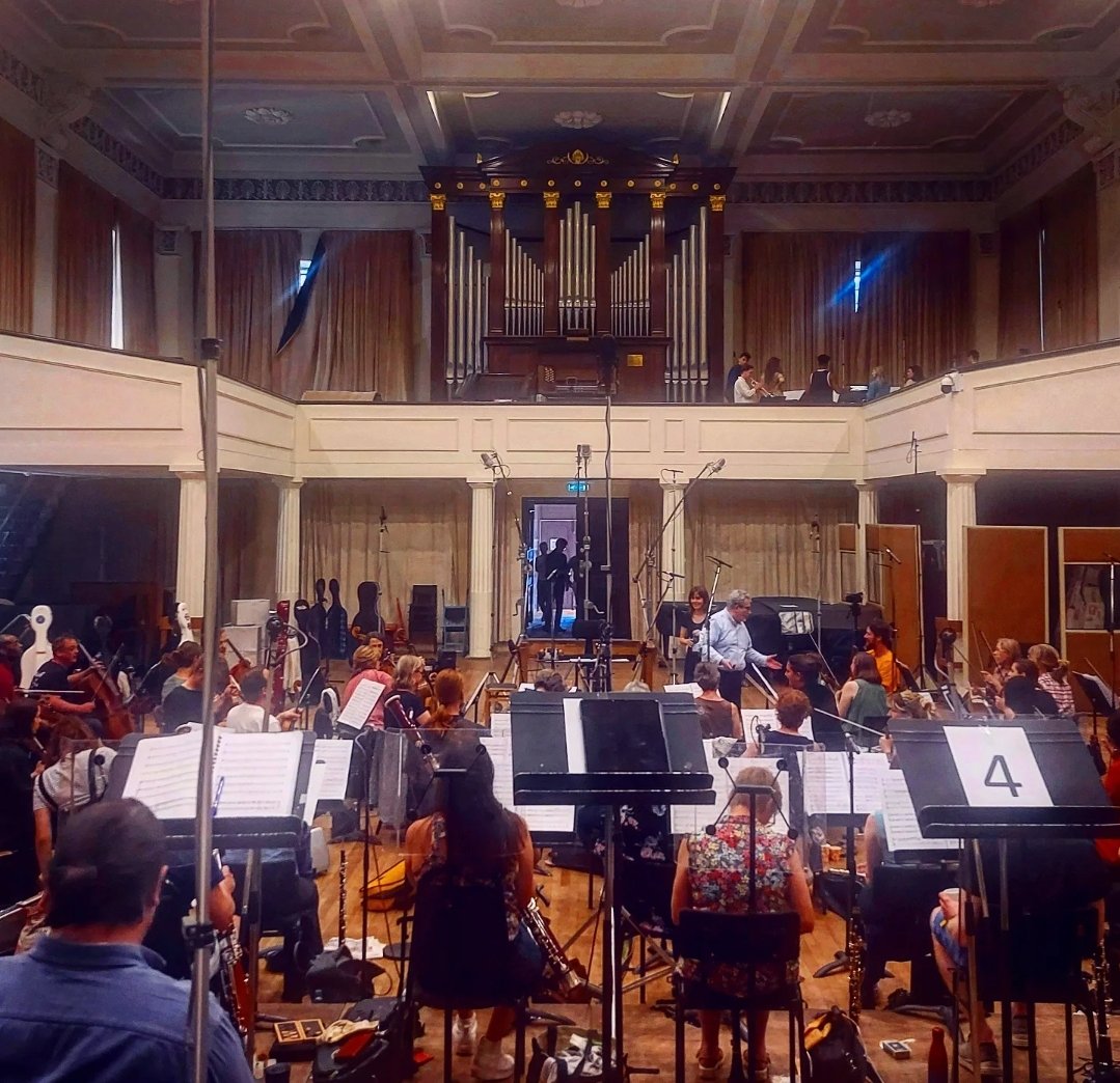 Another fab day of recording Mercadante's Il proscritto with <a href="/OperaRara/">Opera Rara</a> and <a href="/BrittenSinfonia/">Britten Sinfonia</a> . There will be a concert performance at the Barbican next week so if anyone is interested let me know 👍