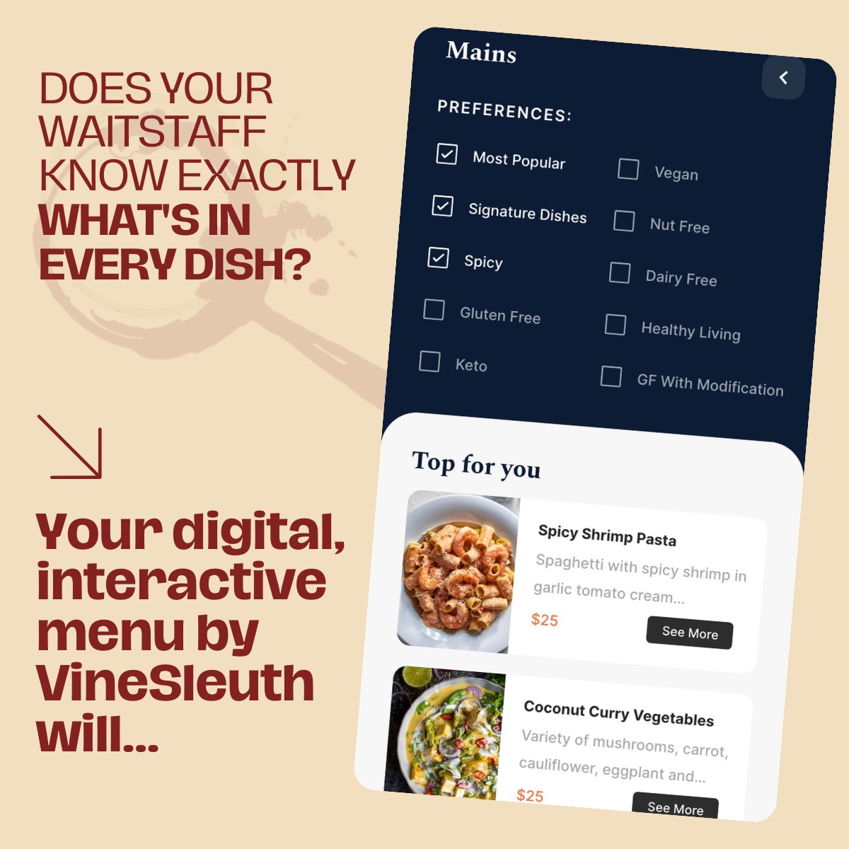 Restaurants: We have a question for you: