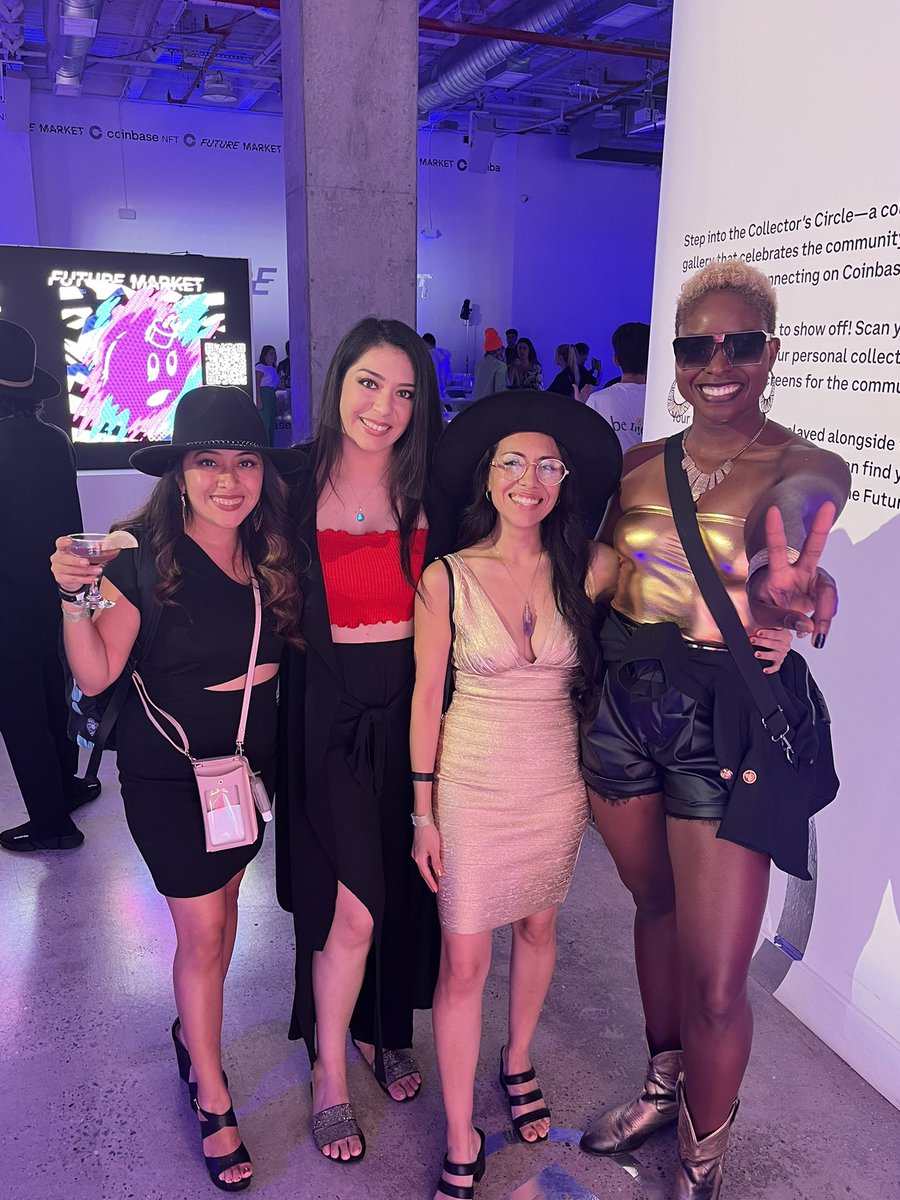 Beautiful, powerful, amazing, extraordinary women in WEB3 right here !!! 💜💜💜 
So much love for these lovely ladies ! 

<a href="/VDizzle777/">Valerie | 📍San Diego, CA</a> <a href="/creatressart/">Creatress 🦋 XR Performance Artist ⏹️</a> <a href="/metadocpeace/">DocPeace</a>