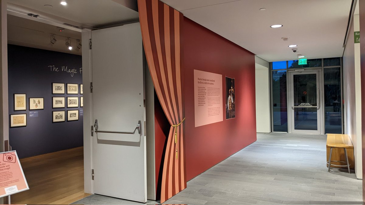 magmidd's tweet photo. Care for a quick twirl around "Drawing the Curtain: Maurice Sendak's Designs for Ballet &amp; Opera"? Now on view at @gardnermuseum, this exhibition is curated by @dsgreenwald with interpretation by @avant_elgardner, design by me, fabrication by @42designfab. #ITweetMuseums https://t.co/De7dGSBJY0