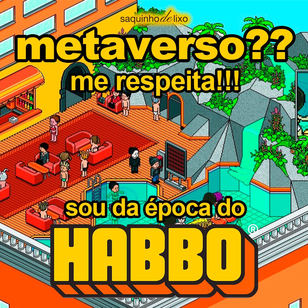 pq falam do metaverso como se fosse uma grand novidade???? 🥱🥱🥱🥱🥱🥱