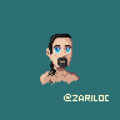 zariloc's tweet photo. One of a very cool portrait I did in a particular style 😊🥰

#pixelart #aseprite https://t.co/AABs621t4y