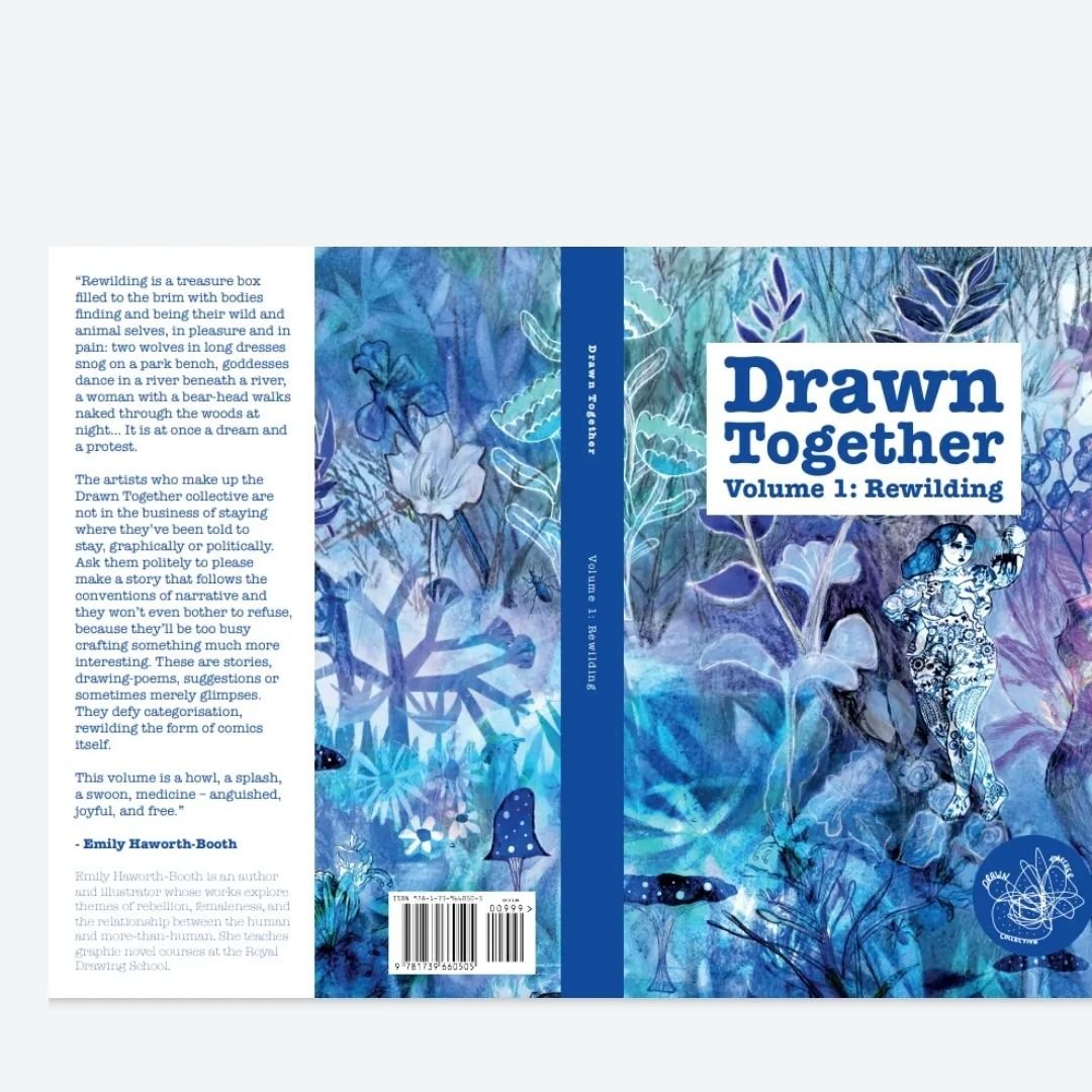 I was so lucky to be invited to <a href="/DrawnTogetherCo/">Drawn Together Collective</a> for their first publication on #rewilding. 18 women have brought this together. It's rich, varied and available 3rd July #MACC POW!! comic-art festival #Zine