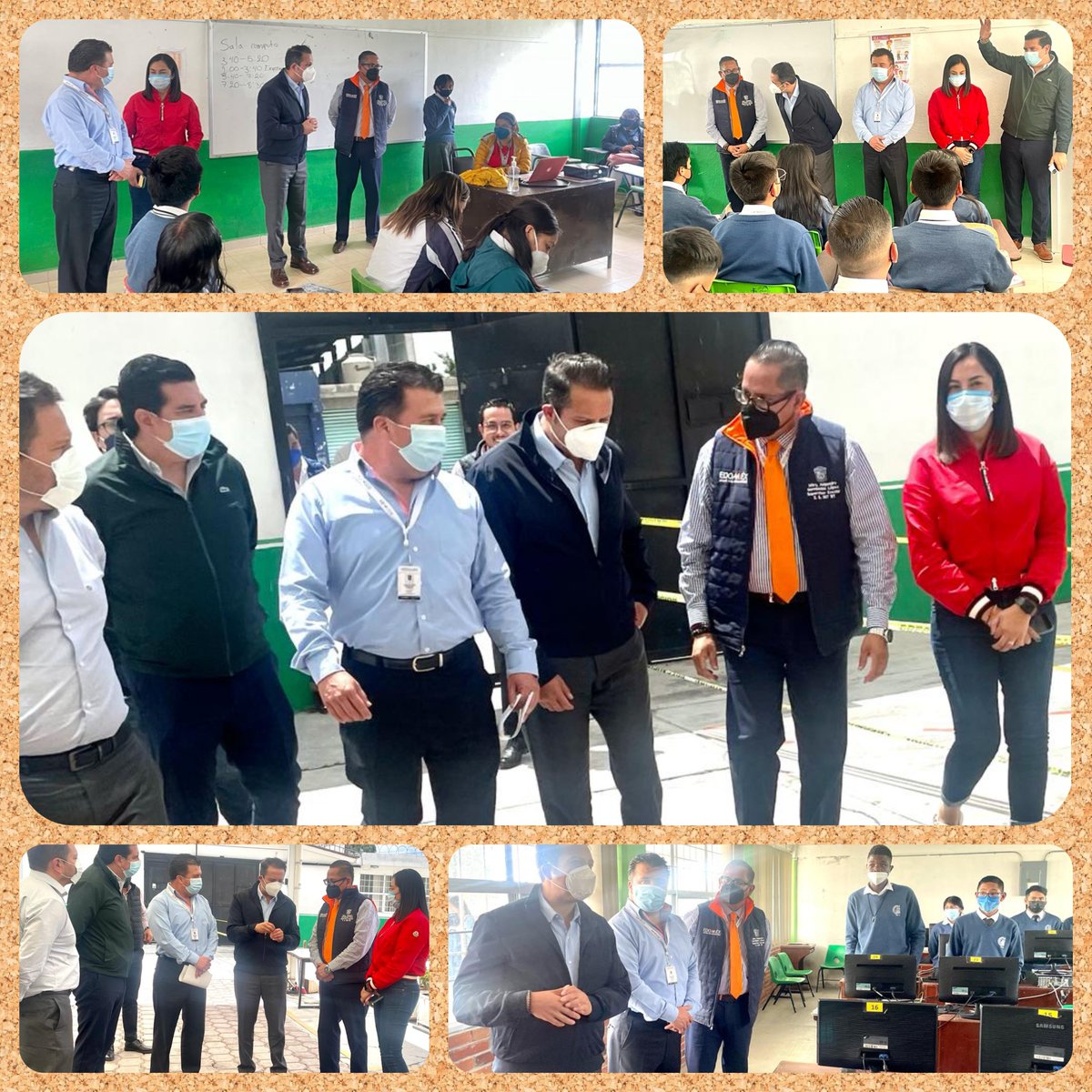 Sup007BT's tweet photo. La Zona Escolar 007 BT recibe con gusto al Director General de los SEIEMS @Memo_Legorreta quien se hace acompañar de un Equipo de Fundación Azteca, dando un recorrido por el @Cbt2Tol , esperamos ser favorecidos con el apoyo que se brinda @Alejandrohl007 https://t.co/gCAOl5xwGs