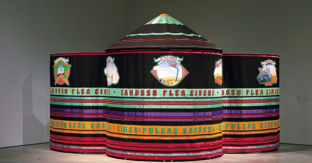 From sketchbook ➡️  reality! “Cardoso Flea Circus” Tent 1996. Produced by the Fabric Workshop and Museum, Philadelphia #cardosofleacircus