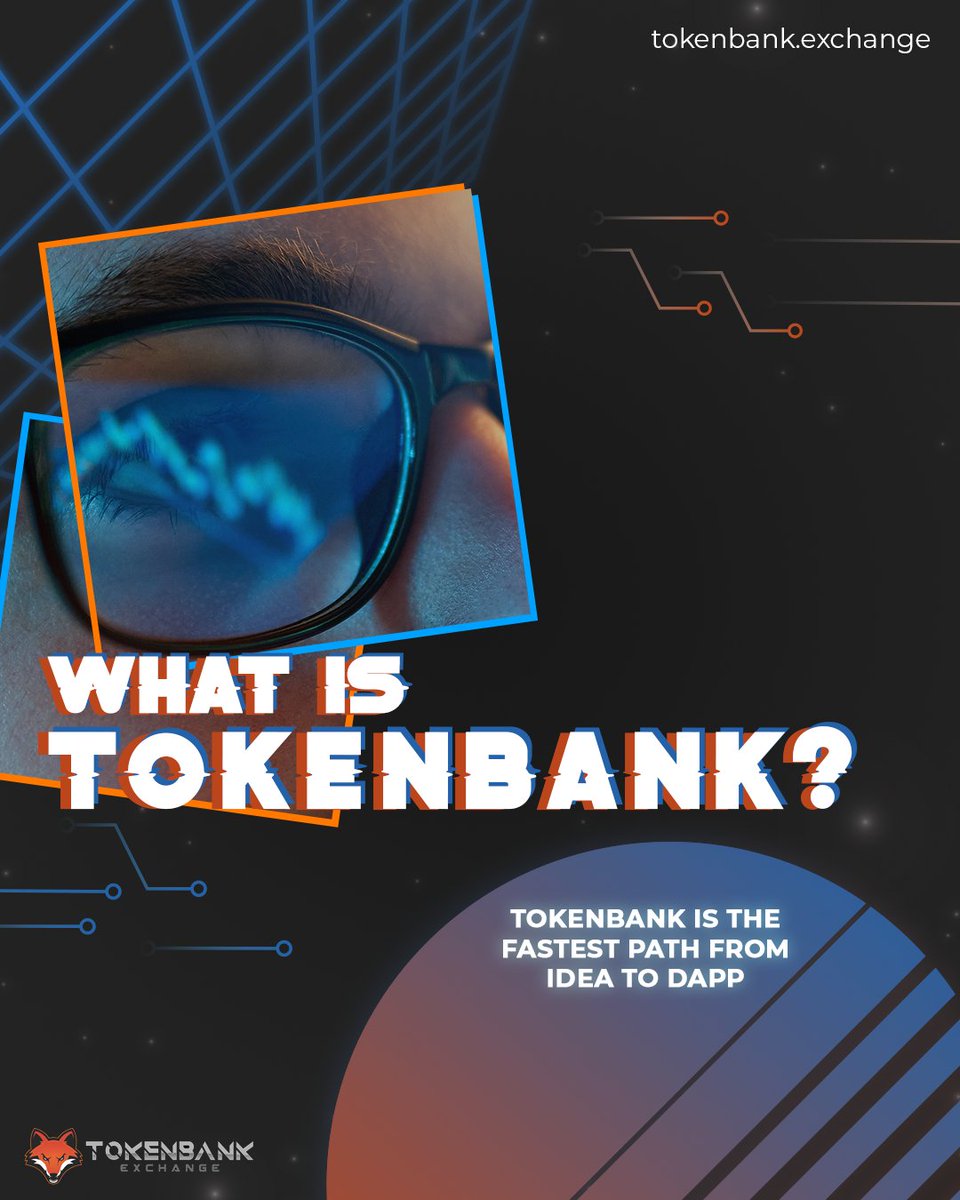 Tokenbankof's tweet photo. Tokenbank is a solution for devs that offer all the tools to creation and management of digital articles to the Web3

#nft #playtoearn #crypto #web3 #binance #metaverse #exchange #eth #btc #market #exchange #travel #blockchain #cryptocurrency https://t.co/wKVwDraqZd