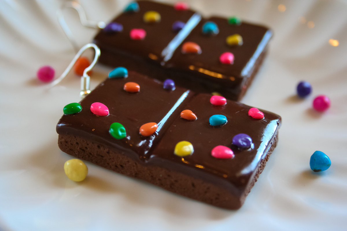 PudgyMade's tweet photo. Just added some cosmic brownies to my shop 🥺 available as earrings and keychains !! Link below! https://t.co/QJgsdln7pk
