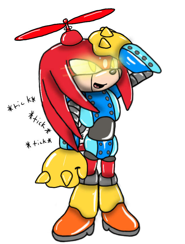 Back at it again with more Omo-dolls! This time... Omo-doll Knuckles based off <a href="/TangledPenman/">TangledPenman</a>'s story! I hope yall enjoy! #SonicTheHedgehog #sonicau #omodoll #omochao #Hypnosis #mindcontrol #omodollknuckles #sonicfanart #KnucklesTheEchidna