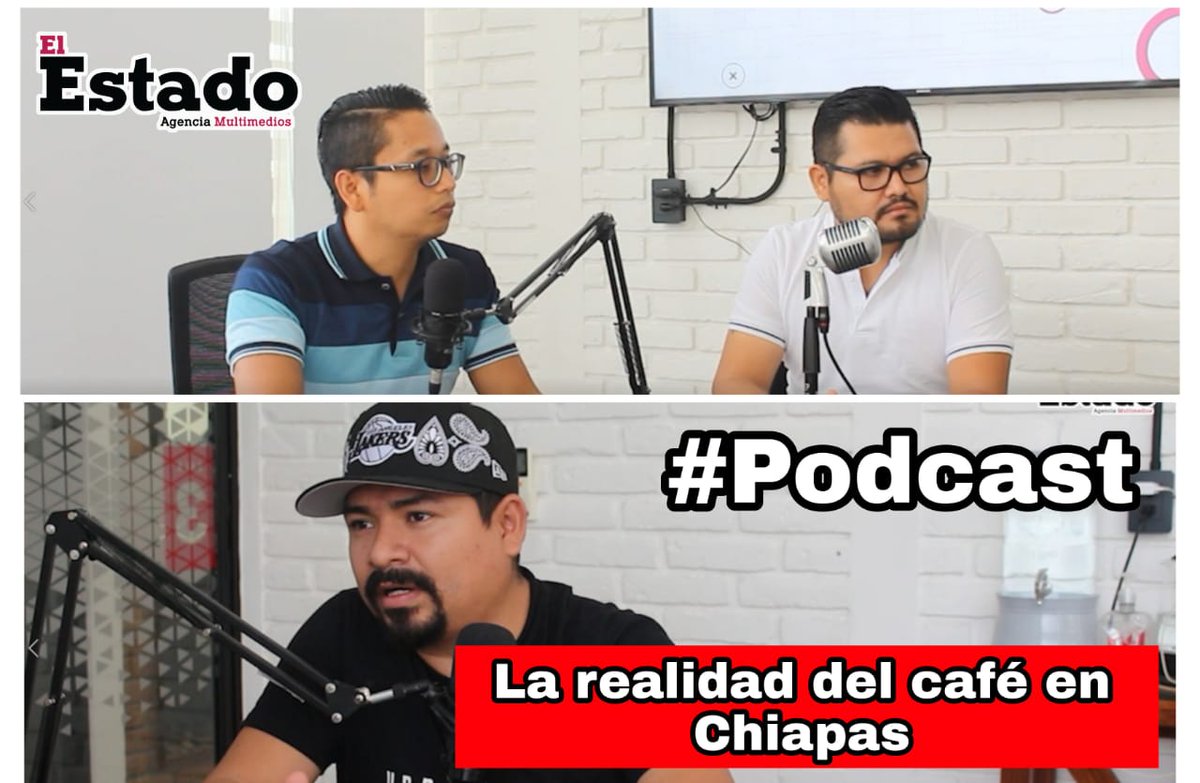 Edgar Ángel de <a href="/ChiapasUrban/">Chiapas Urban Coffee</a> estuvo en el #podcast de <a href="/ElEstado4/">El Estado</a> para hablarnos de la realidad que se vive en el sector cafetalero de #Chiapas 

#Café #Coffee
#CoffeeTime 
<a href="/AMECAFE_AC/">AMECAFE</a>
<a href="/INCAFECH01/">Instituto del Café de Chiapas</a>
<a href="/CafedeColombia/">Café de Colombia</a>
<a href="/cafecnn/">Café CNN</a>

Video aquí: youtu.be/HBpH5TZoUR4
