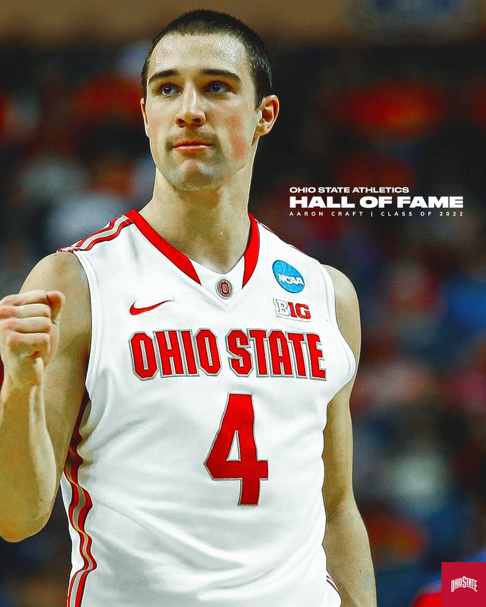 Congratulations <a href="/ACraft4/">Aaron Craft</a> on being named a member of the <a href="/OhioStAthletics/">Ohio State Buckeyes 🌰</a> Hall of Fame class of 2022 👏

#GoBucks