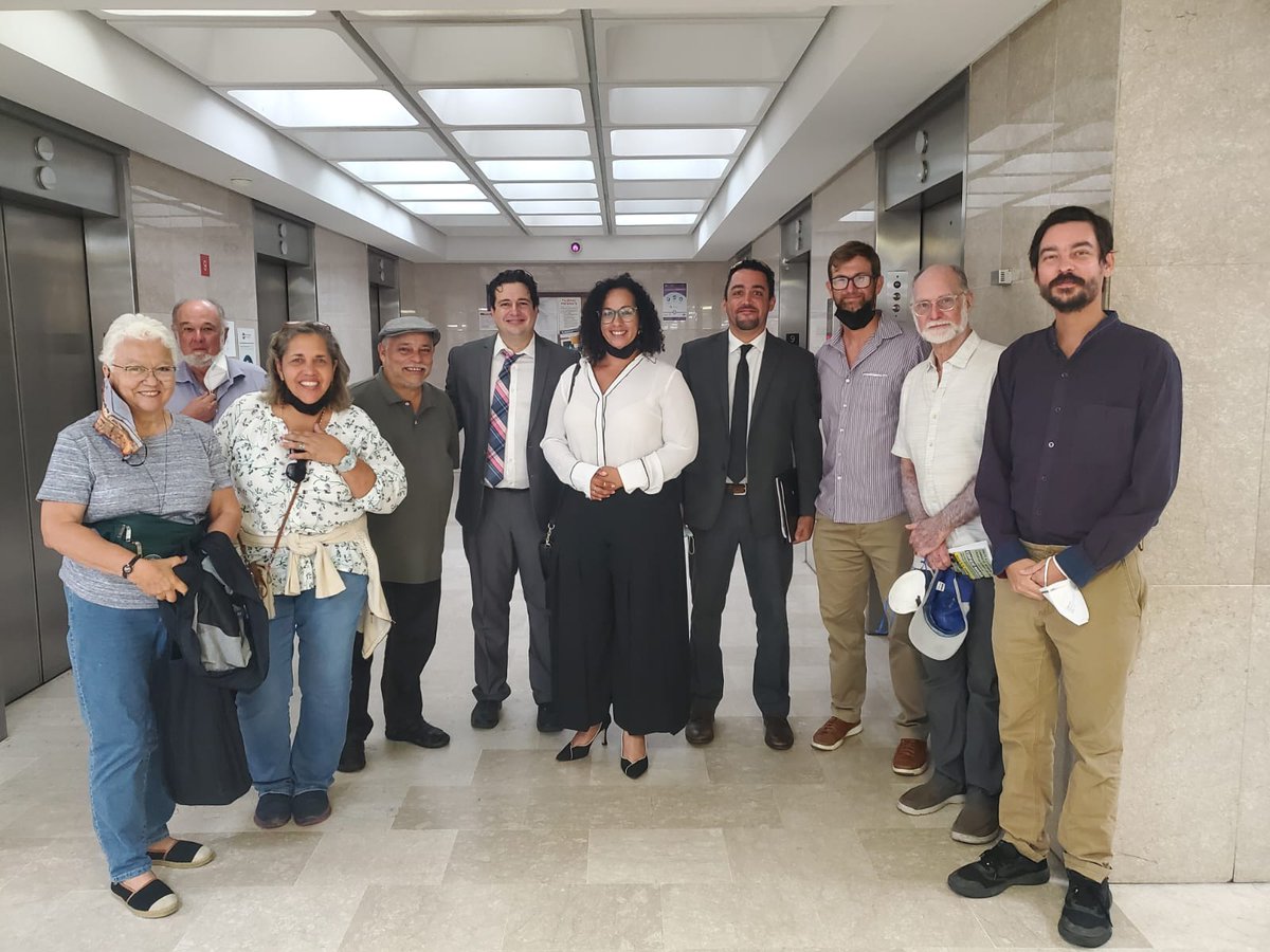 DefensaTierras's tweet photo. Estuvimos en el Tribunal de San Juan para obtener acceso a información de 18 proyectos a escala industrial de producción de energía aprobados por el Negociado de Energía. El juez Anthony Cuevas le dió el término a AEE y Negociado de presentar sus argumentos el 27 de junio, 12pm. https://t.co/HoK7aUsoTI