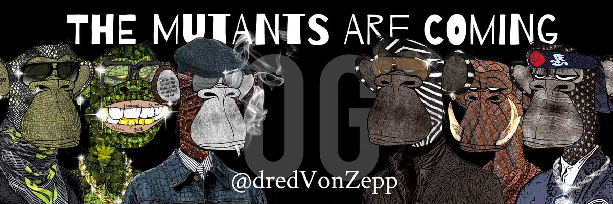 dredVonZepp's tweet photo. The Mutants are coming…👀

RT and follow me to win this Twitter banner #NFT that doubles as an OG Pass to the #GutterMutantGang

💎 FREE mint, 3xWL, +VIP chance &amp; access to my private discord for all OG pass holders

Tag some friends. 5+ winners announced in ~72hrs
#NFTGiveaway https://t.co/zfxtv8hEQ7