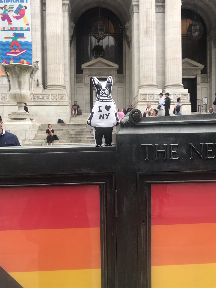 Toasty_ville's tweet photo. Quick stop at the @nypl because I need to read up on this NFT business 🤓 #waffles #toastyville #NFTNYC https://t.co/08B6LPqSVu