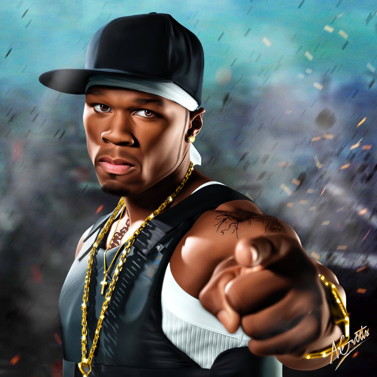 agarrtsoff's tweet photo. Happy birthday @50cent 🥳🤝 https://t.co/p0RPbZibEn