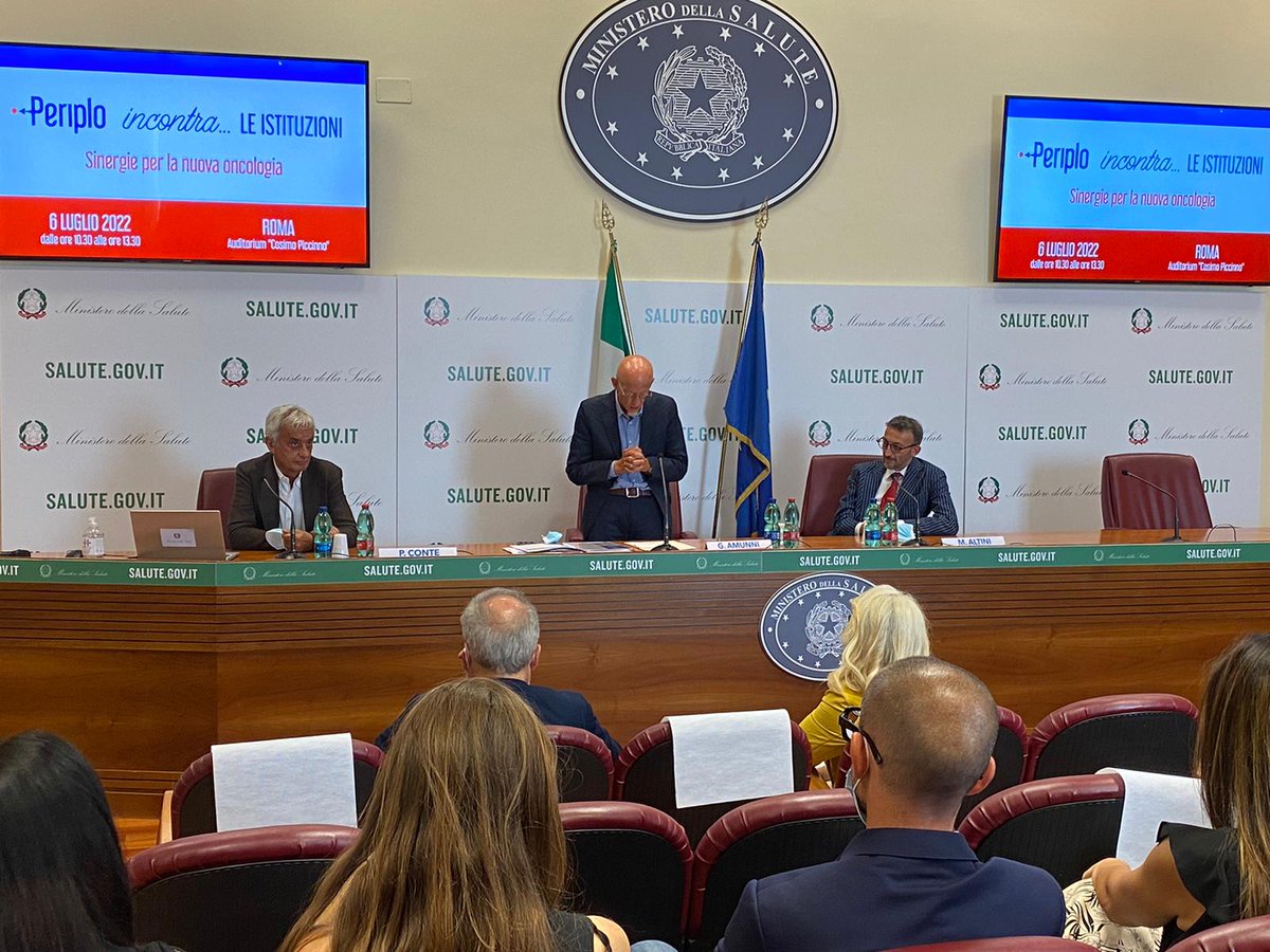 Over (@overeventi) on Twitter photo Associazione Periplo oggi a Roma insieme al <a href="/MinisteroSalute/">Ministero della Salute</a> per pensare una nuova oncologia in sinergia con le istituzioni.
Intervengono Gianni Amunni, Pierfranco Conte (#Periplo), <a href="/AltiniMattia/">mattia altini</a> (<a href="/Medici_Manager/">Medici Manager SIMM</a>) Associazione Periplo oggi a Roma insieme al <a href="/MinisteroSalute/">Ministero della Salute</a> per pensare una nuova oncologia in sinergia con le istituzioni.
Intervengono Gianni Amunni, Pierfranco Conte (#Periplo), <a href="/AltiniMattia/">mattia altini</a> (<a href="/Medici_Manager/">Medici Manager SIMM</a>)