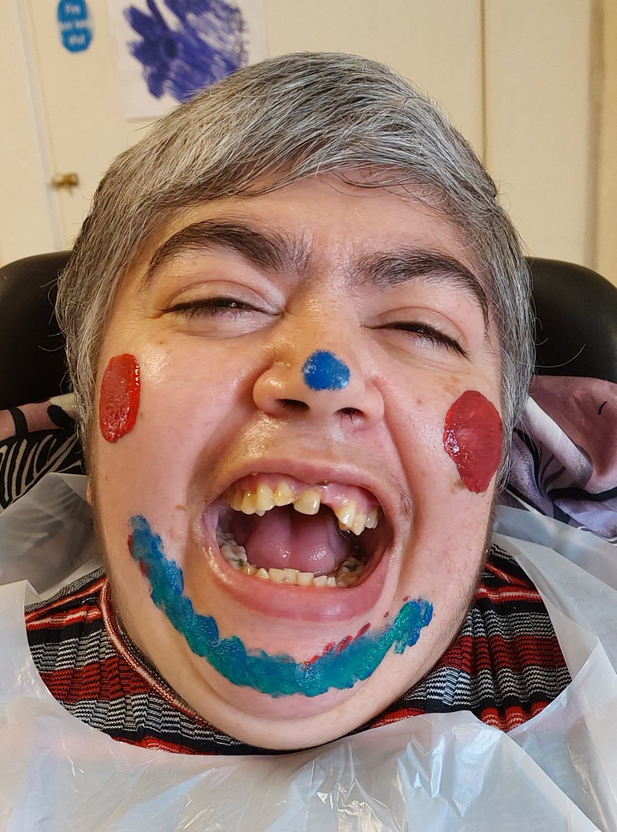 Supportability9's tweet photo. We had a super time during arts and crafts and Skills Group yesterday!  Everyone loved getting involved and making beautiful paintings, and even some face painting! 😀🎨
#disabilitydayservice #stockport #disabilityinclusion
https://t.co/foN5kUANpO https://t.co/sVKVm2HOGU