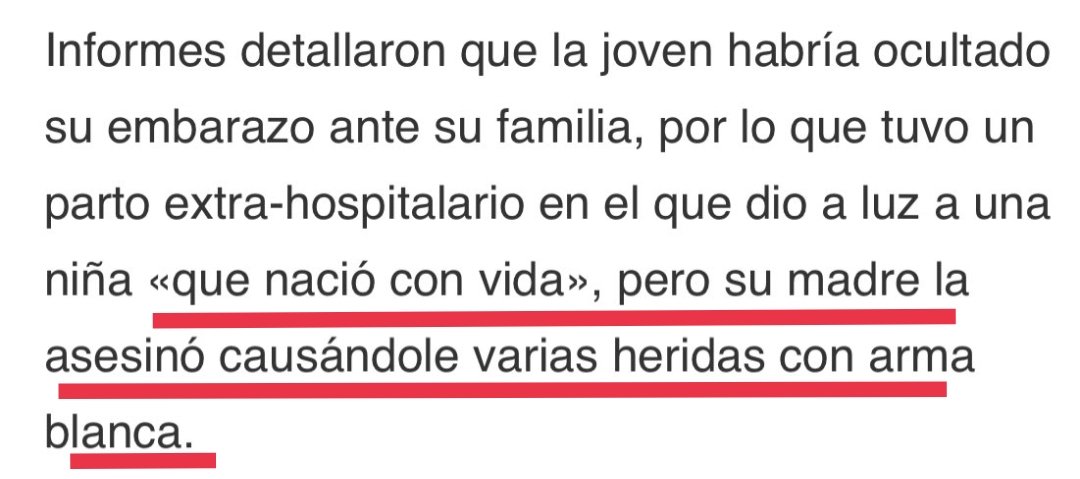 ⛔ BULO de <a href="/europapress/">Europa Press</a>. "La Justicia de El Salvador condena a 50 años de cárcel a una joven acusada de abortar".

❌ FALSO: La condena es por degollar con un arma blanca a su hija recién nacida.