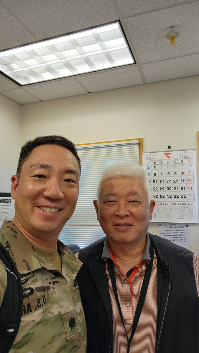 A lot has changed for <a href="/2INFDIV/">2nd Infantry Div.</a> HQs since 2010. Then, CPT Choi, commanded HQ, 2X (DIV HHC) at CRC. Now LTC Choi has returned to work in DIV Staff with Freeman Hall <a href="/USAGHumphreys/">USAG Humphreys</a>. But Mr. Kim has been taking care of 2ID HQs Company Soldiers all the while. Great to see him again!